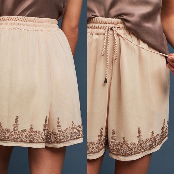 Maeve Cruise embroidered shorts w/pockets - Picture 3 of 15